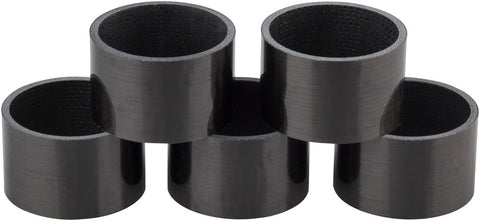 WHISKY 20mm UD Carbon Spacer Gloss Black 5pack