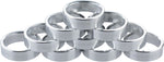 Problem Solvers Headset Stack Spacer 28.6 10mm Aluminum Silver Bag of 10