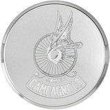 Campagnolo Stem Cap Winged Wheel Silver