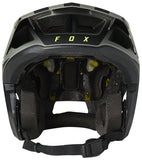 Fox Racing Dropframe Pro Helmet - Black/Gray X-Large