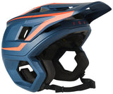 Fox Racing Dropframe Pro Helmet - Blue/Orange Small