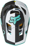 Fox Racing Proframe Full-Face Helmet - Teal/White/Gray Small