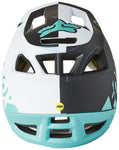 Fox Racing Proframe Full-Face Helmet - Teal/White/Gray Small