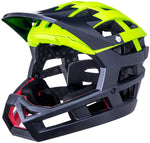 Kali Protectives Invader FullFace Helmet Solid Matte Fluorescent Yellow X