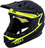 Kali Protectives Zoka Reckoning FullFace Helmet Matte Black/Flouro Yellow X