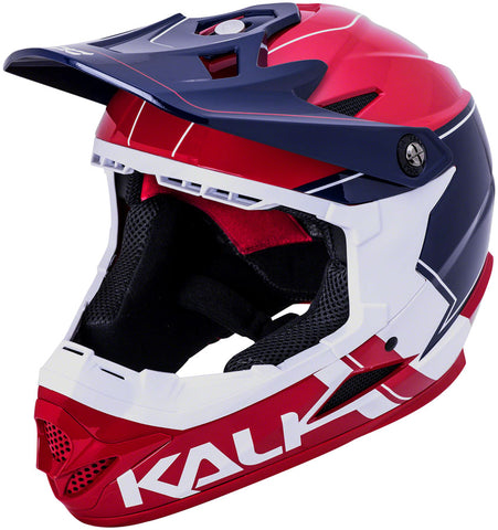 Kali Protectives Zoka Switchback FullFace Helmet Gloss Red/White/Blue X