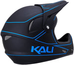 Kali Protectives Alpine Rage Youth FullFace Helmet Matte Black/Blue Youth