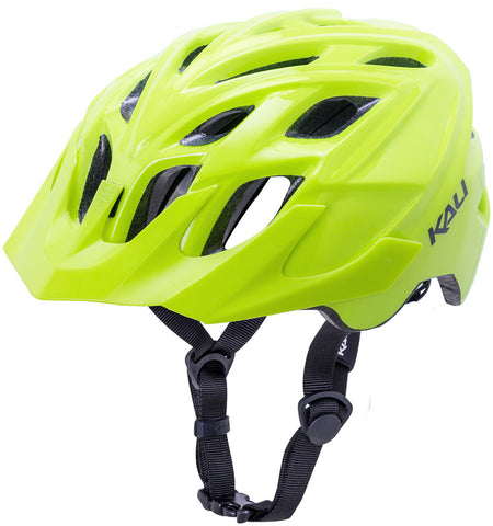 Kali Protectives Chakra Solo Helmet Solid Fluoro Yellow