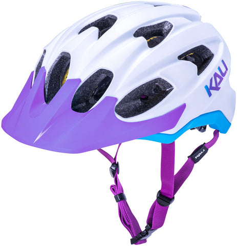 Kali Protectives Pace Helmet Matte White/Blue/Purple