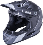 Kali Protectives Zoka Stripe Youth Full-Face Helmet - Matte Black/Gray Large