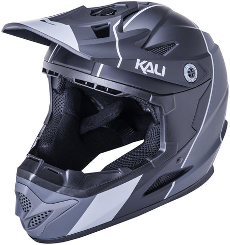 Kali Protectives Zoka Stripe Youth Full-Face Helmet - Matte Black/Bronze