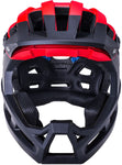 Kali Protectives Invader 2.0 Full-Face Helmet - Solid Matte Black/Red X-