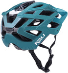 Kali Protectives Lunati Helmet - Solid Matte Moss/White Large/X-Large