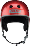 ProTec Full Cut Helmet Red Flake