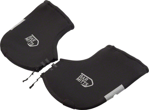 Bar Mitts Extreme Mountain/Flat Bar Pogies For Bar Ends - Black X-Large