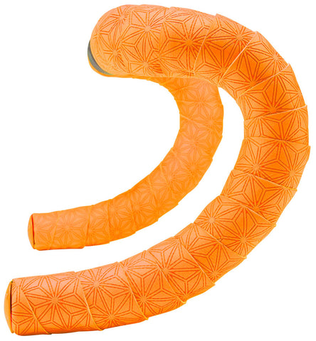 Supacaz Super Sticky Kush TruNeon Bar Tape Neon Orange with Neon Orange