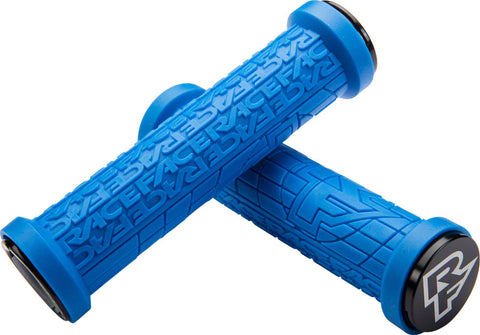 RaceFace Grippler Grips Blue LockOn 30mm