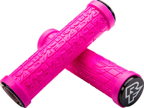 RaceFace Grippler Grips Magenta LockOn 30mm