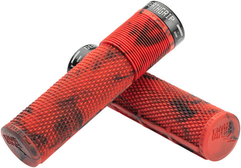 DMR Deathgrip Grips Marble Red LockOn Thick