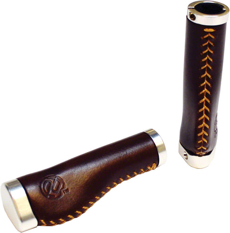 Portland Design Works Whiskey Grips Brown LockOn