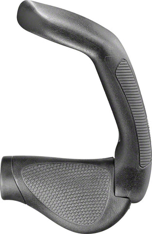 Ergon GP5 Grips - Black/Gray Lock-On Gripshift Large