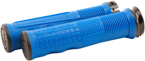 Chromag Format Grips Blue LockOn