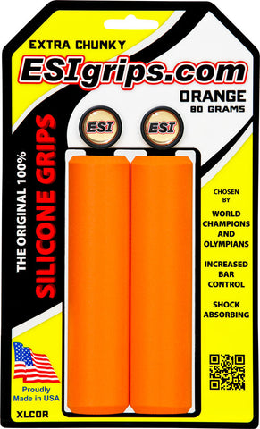 ESI Extra Chunky Grips Orange