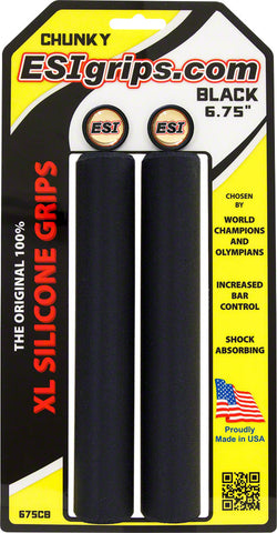 ESI XL Chunky Grips Black