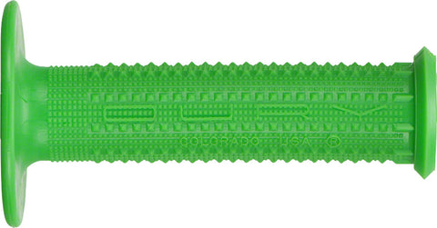 Oury Pyramid BMX Grips - Green Flange