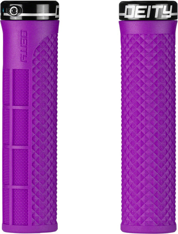 Deity Components Lockjaw Grips Purple LockOn