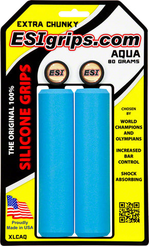 ESI Extra Chunky Grips Aqua