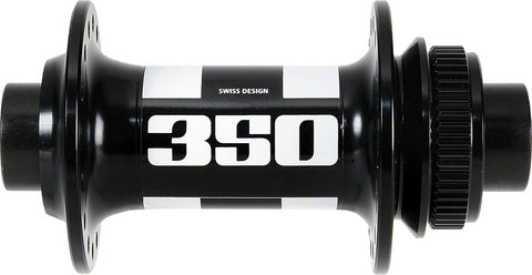 DT Swiss 350 Front Hub 15 x 100mm CenterLock Black/White 24h