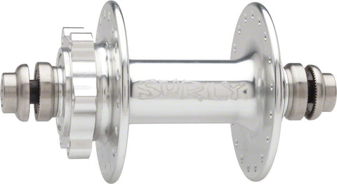 Surly Ultra New Disc Front Hub QR x 100mm 6Bolt Silver 32h