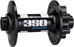 DT Swiss 350 Hybrid Front Hub 15 x 110mm 6Bolt Black 36h