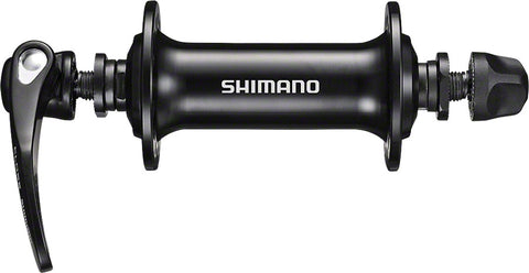 Shimano HBRS400 Front Hub QR x 100mm Rim Brake Black 32h