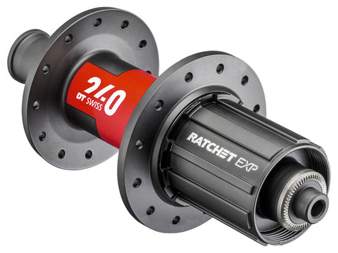 DT Swiss 240 EXP Rear Hub QR x 130mm 24h HG11 Black/Red