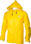 O2 Rainwear Element Series Rain Jacket with hood Yellow 2XL