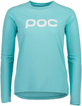 POC Essential MTB Jersey Light Kalkopyrit Blue Long Sleeve WoMen's