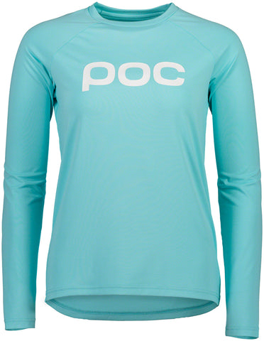 POC Essential MTB Jersey Light Kalkopyrit Blue Long Sleeve WoMen's