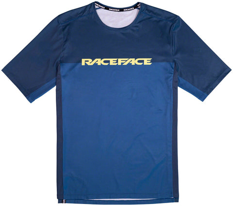 RaceFace Indy Short Sleeve Jersey - Navy Men's Medium