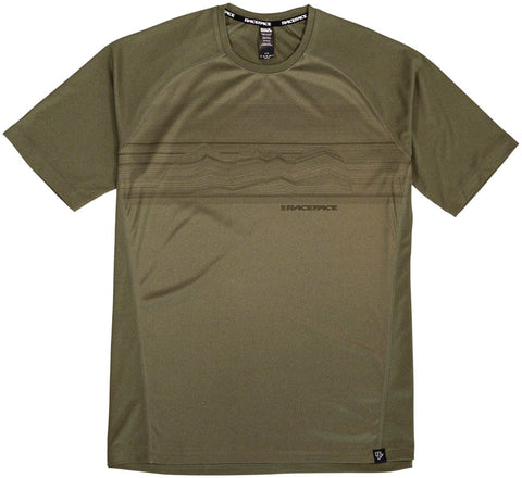 RaceFace Trigger Short Sleeve Jersey - Olive Men's X-Large