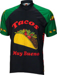 World Jerseys Taco Tuesday Jersey Black/Green Short Sleeve Men's