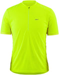 Garneau Connection 2 Jersey Bright Yellow Short Sleeve Men's