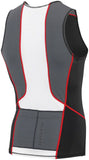 Garneau Tri Comp MultiSport Top Black/GRAY/Red Sleeveless Men's