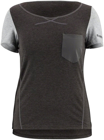 Garneau T-Dirt Jersey - Gray/Gray Short Sleeve Women's X-Large