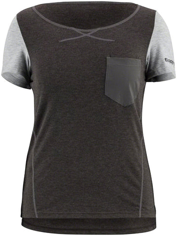 Garneau T-Dirt Jersey - Gray/Gray Short Sleeve Women's 2X-Large