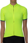 Bellwether Criterium Pro Jersey HiVis Yellow Short Sleeve WoMen's