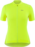 Garneau Beeze 3 Jersey Bright Yellow Short Sleeve WoMen's