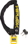 Hiplok Lite Wearable Hardened Steel Chain Lock 8mm Black and Yellow