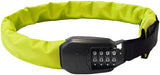 Hiplok Spin Wearable Combination Chain Lock Neon Yellow